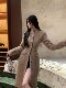 Hollinna Elegant Slim-Fit Long Woolen Coat for Women, Autumn and Winter High-End Slimming Long Coat in a Rich Girl Style