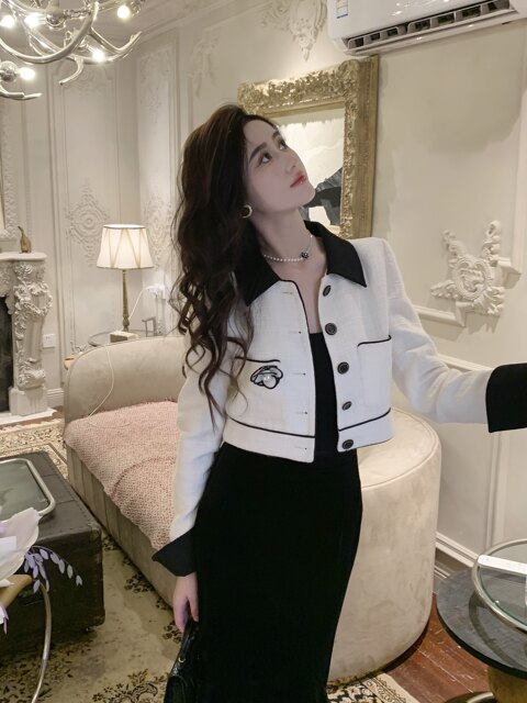 Hollinna High-End Short Jacket in Chanel Style for Women, Autumn and Winter 2025 New Trendy and Beautiful Petite Autumn Outfit