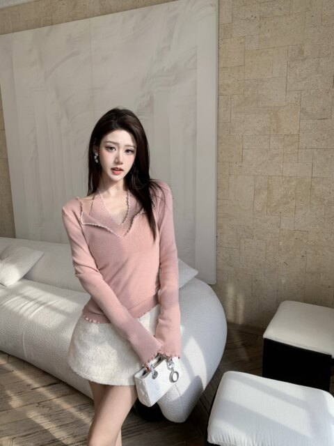 Hollinna Small Fragrance Style High-Waisted Skirt for Women, Spring and Autumn 2025 New Model, Fairy-Like Elegant and High-End A-Line Short Skirt