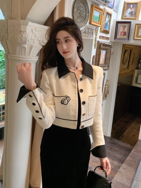 Hollinna High-End Short Jacket in Chanel Style for Women, Autumn and Winter 2025 New Trendy and Beautiful Petite Autumn Outfit