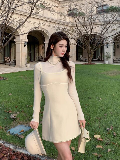 Hollinna 100% Wool Pullover Sweater for Women, Autumn and Winter 2025 New Style, Long-Sleeved Turtleneck Base Knitwear