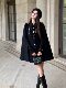 Hollinna Rich Girl Style 100% Wool Cape Coat Double-Sided Woolen Coat for Women Autumn and Winter 2025 New Style