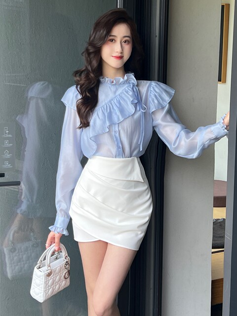 Hollin Irregular Sexy Black High Waist Short Skirt Women's Summer 2025 New One Step Skirt Skirt Hip Skirt