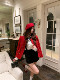 Hollinna woolen double-breasted red white duck down down small fragrance woolen coat for women autumn and winter 2025 new style