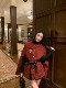 Hollin Tweed Cape Coat for Women, Autumn and Winter 2025 New Design, High-End Mid-Length Woolen Coat