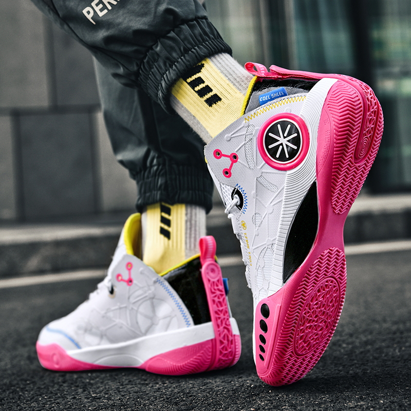 Wade Phantom 3 Basketball Shoes Men's Shoes Youth Student Sports Shoes Shock-Absorbing Wear-Resistant Rebound Kobe Bryant Practical Sneakers