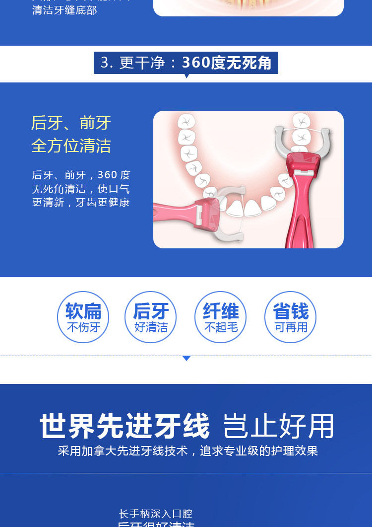 [齿美露软扁牙线]