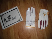 Jordan Super Bad 5 0 rugby gloves player #58 Terrell Davis Redskins