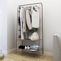 Simple clothes rack Floor-to-ceiling bedroom multi-function coat rack hanger Household clothes rack storage artifact drying rack