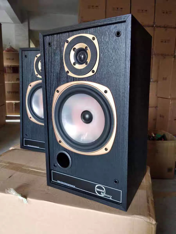 British Imported Tianlang Bookshelf Speakers 8inch Two-Way Subwoofer Audiophile Hifi Home Passive Wooden Speakers