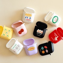 AndAnotherBarber AirPods headset protective cover original cute illustration frosted soft shell anti-drop