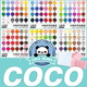 COCO fusion bean ຖົ່ວສະກົດສາມມິຕິ 2.6mm adzuki bean set ການສະກົດຄໍາເຂົ້າກັນໄດ້ກັບຖົ່ວເຫຼືອງ, ຖົ່ວ MARD ແລະສາມາດປະສົມໄດ້