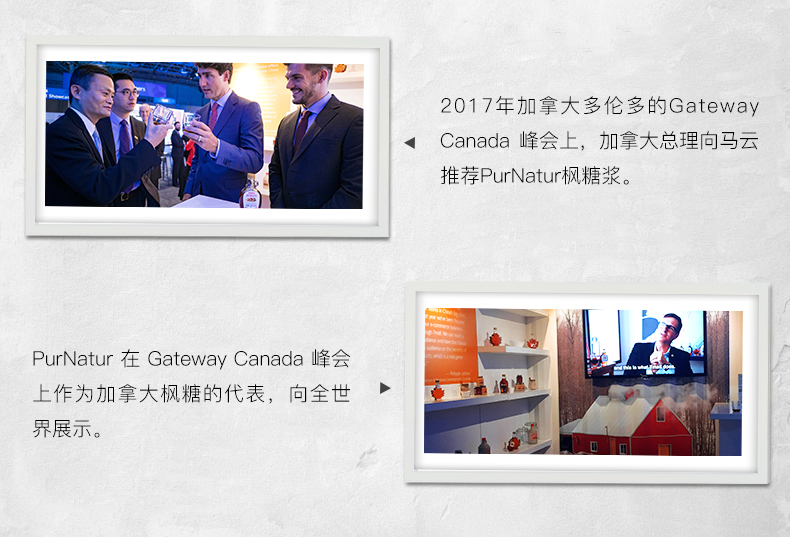 加拿大总理亲荐 加拿大 PURNATUR  枫叶糖浆 1L家庭装 图1