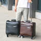 Business men's trolley case small suitcase universal wheel boarding case 18 inch suitcase female password hand luggage bag