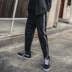 Rabbit Xiansen Nhật Bản quần retro chân trẻ trung màu tương phản xu hướng quần lỏng giản dị quần tây đường phố quần jogger kaki Quần làm việc