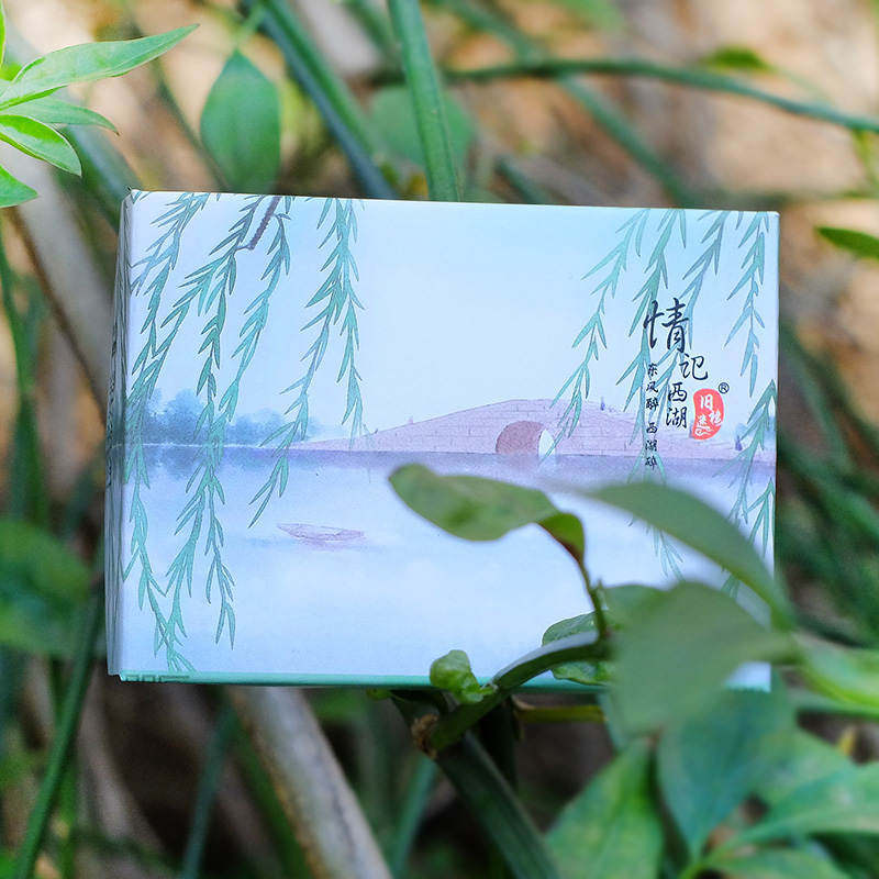 情记西湖香膏 固体香水淡香氛女用 茉莉金银花薄荷