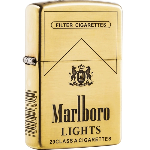 Игра в более легкое Zippo Original Limited Edition Pure Copper Marlboro Zppo мужская гравировка Марлборо