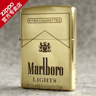 Игра в более легкое Zippo Original Limited Edition Pure Copper Marlboro Zppo мужская гравировка Марлборо