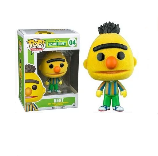«Genuine Funko POP Sesame Street SESAME Street Bert Bert BERT Velvet Limited Toys»
