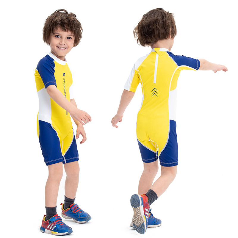 Summer children Iron three-clothes short sleeved small iron man clothes custom conjunction cycling suit Iron Man three bicycles