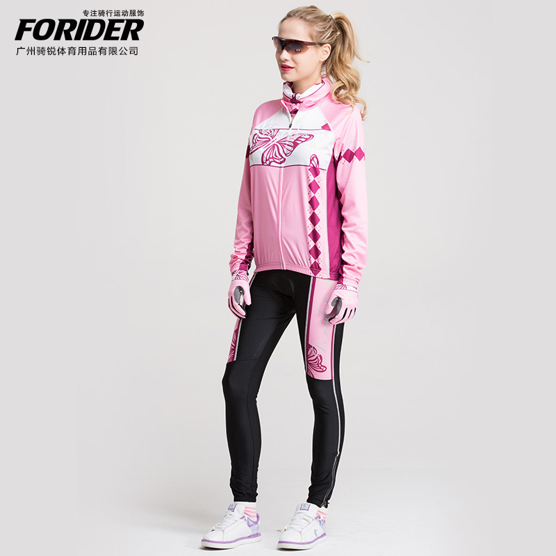 Spring and Autumn Cycling Girls Sleeve Female Sky Dry Casual Clothes Breakthrough Highway Mountain