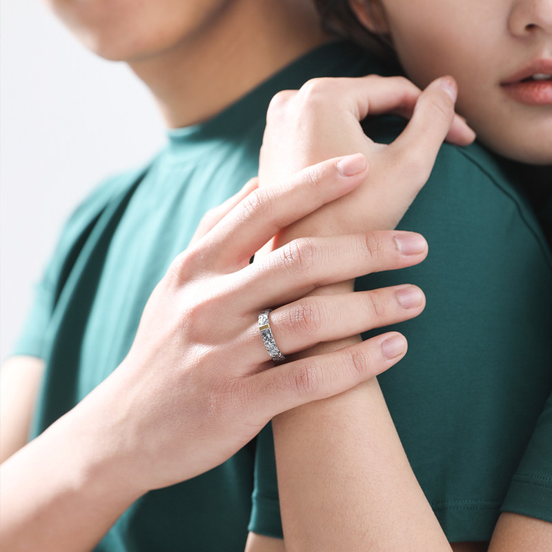 Bague mixte      en Argenterie - Ref 3088755 Image 3