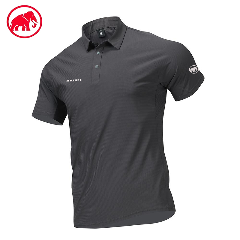 Mammoth Arctic Elephant Outdoor Quick-Dry Short-Sleeve T-Shirt for Hiking, Daily Sports, Comfortable Loose-Fit Fitness Top