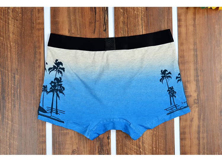 Caber chính hãng Kabali cặp đồ lót cotton Cá tính thời trang nam phẳng góc nữ tam giác thoải mái giữa đồ lót hàng hiệu