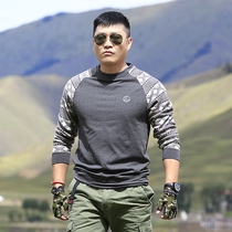 Outdoor new mens color-picking jacket warm and breathable perspiration hike hiking leisure sports shirt morning suit