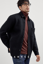 Du Home Fall Heavy Pound Strong Goods Fluffy Tight Real Strong Shrink Wool Fabric Men Casual Jacket Jacket DAJ336