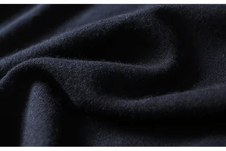 Người đàn ông Ý cao cấp tinh khiết cashmere sợi người đàn ông vòng cổ áo len cashmere áo len áo len daz405