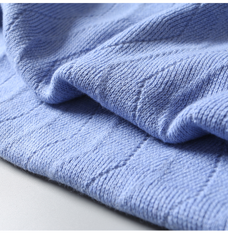 Ý thanh lịch chất lượng cao cashmere len nam nửa cao cổ áo thun áo len áo len DAZ364 áo len cổ tim nam