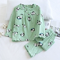 LS Green Lazy Panda (выдвижные брюки с длинным рукавом)