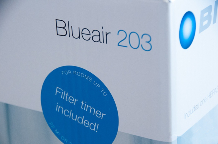 máy tạo ion âm ô tô Máy lọc không khí màu xanh Blueair Slim203 270E 403 503 550E por M L máy hút không khí
