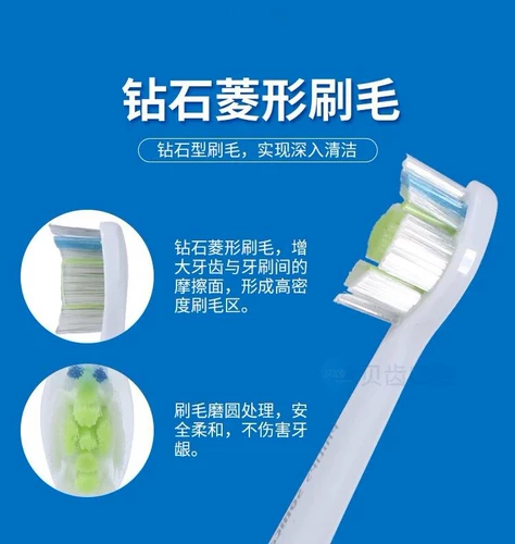 Подходит для Lebond Adult Handy Electricebrush Head M3 MA/M1/V2/I2/ME/I5