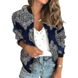 Осенняя ретро куртка для отдыха с молнией, европейский стиль, Amazon