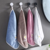 Подвесной ручной шарф, полотенца, без масляного салфетка, водопоглощение, вода, коралловые бархатные кухни сгущенные полотенца, мытье, мытье, водянка