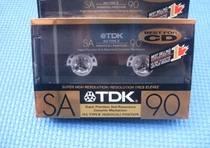 New TDK 1989 version SA 90 minutes advanced class II audio tape cassette blank tape