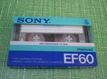SONY new Nissan SONY EF60N new blank recording tape cassette recording English can be