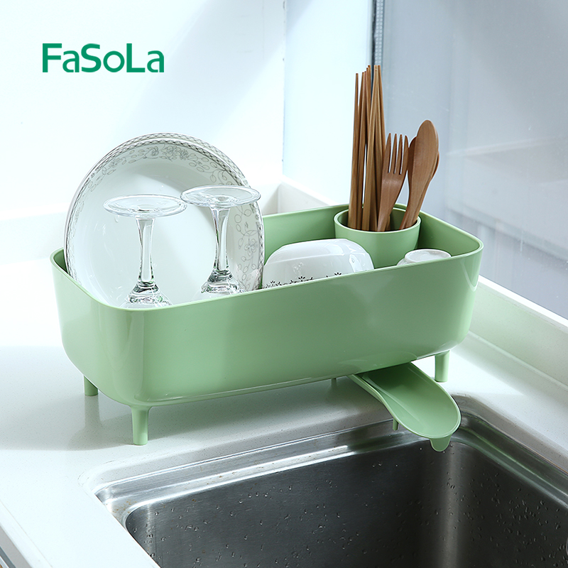Japan FaSoLa cutlery rack bowls chopsticks drain rack plastic to put bowls and dish bowls disc storage containing box