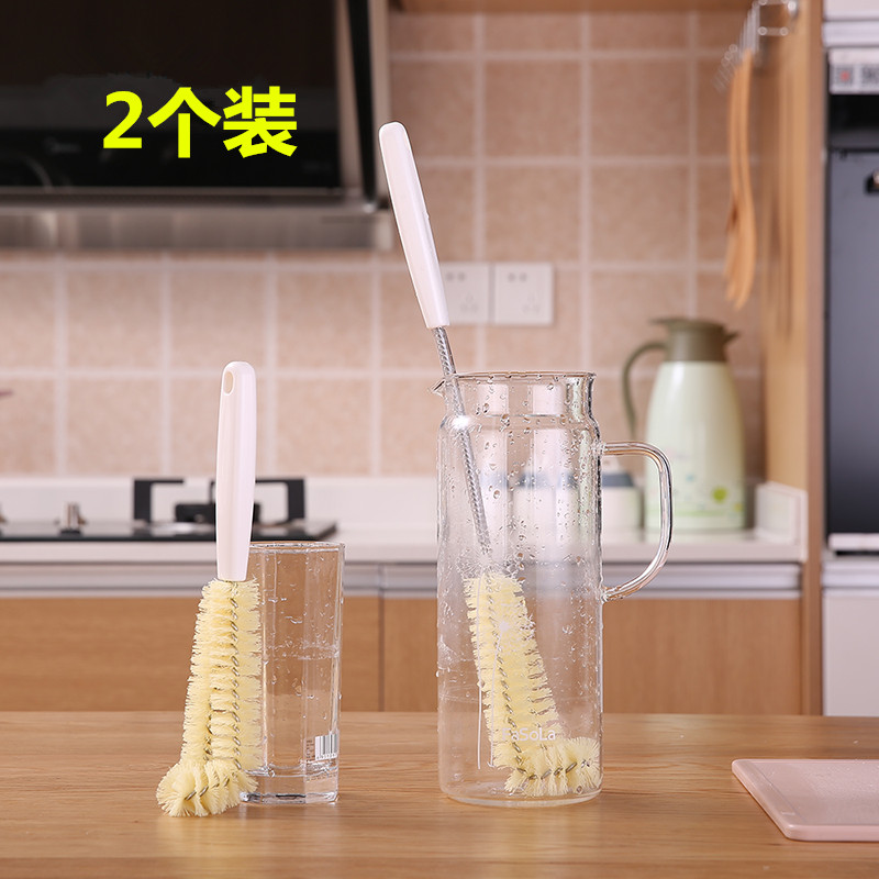 Japan fasola long handle cup brush domestic cleaning brush multifunction bottle brush baby with small bottle opening bottle brush