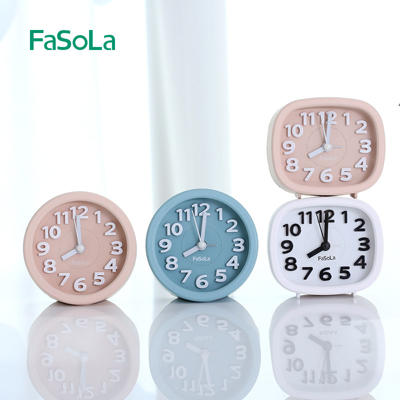 Japan digital alarm clock student alarm clock mute practical bedside bell sloth multifunction male student with a brief