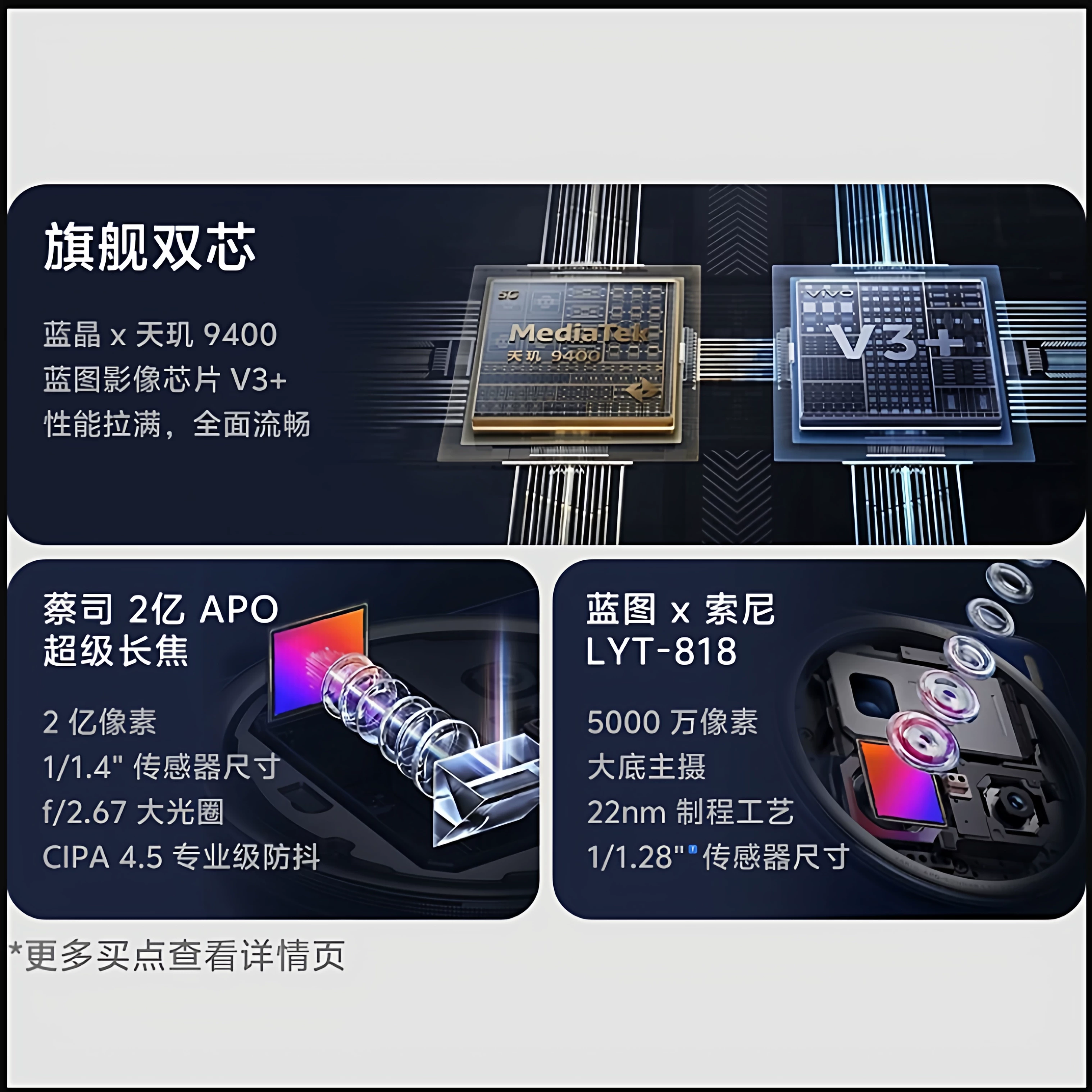 vivo X200 Pro Голубой кристалл