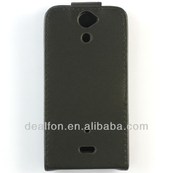 Cu Leather Flip Case Cover для Sony Xperia v Lt25i (2)