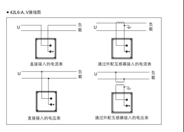 Vôn kế chính hãng hoàn toàn mới Vôn kế 42L6-V 450V / 500V