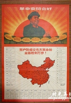Batch of Cultural Revolution Paints 10 Zhang Baumail Republic of China Advertising and painting poster poster of the poster revolution Committee Good