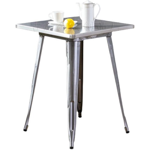 Столовый стол с нержавеющей стали.