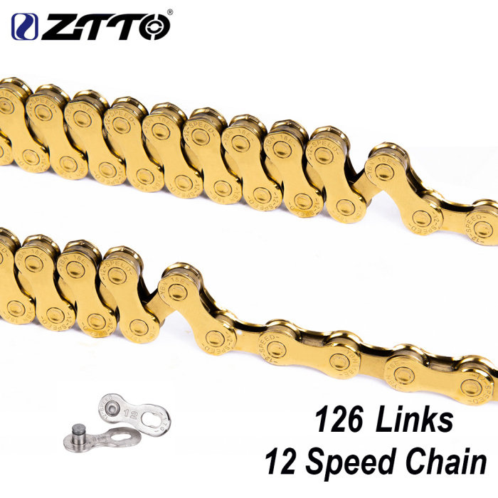 ZTTO Chase Cross-border Mountain Road Bike Chain 12 Speed Gold chain with magic buckle