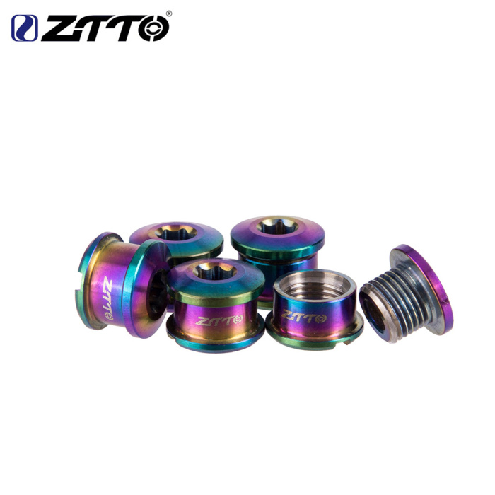 ZTTO Seven colorful titanium alloy disc screws single disc disc nail large fluted disc nail TC4 titanium alloy disc screw