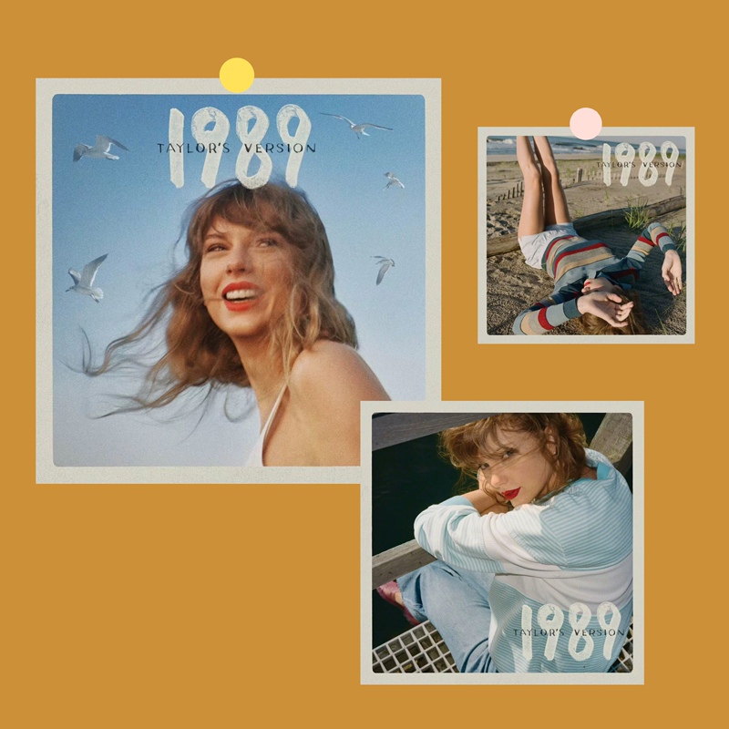 Taylor Swift 1989 Re-Recorded Album Cover Taylor Swift Poster Photo Decoration Wall Hanging Sticker
